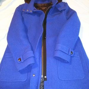 Banana Republic heavy blue coat XL